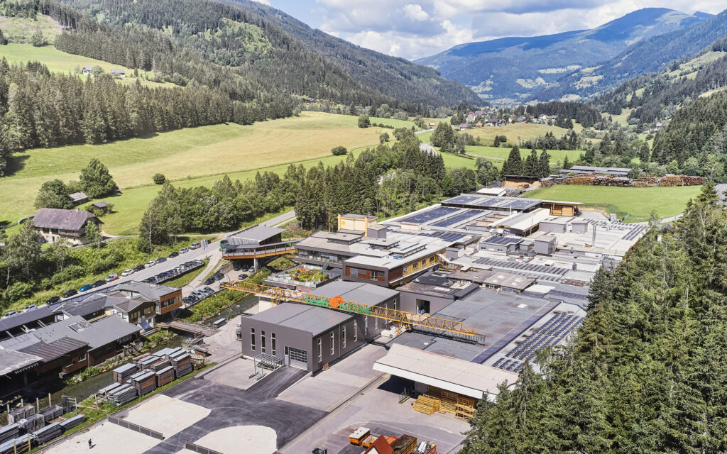 Leeb Balkone Firmengelände im oberen Gurktal