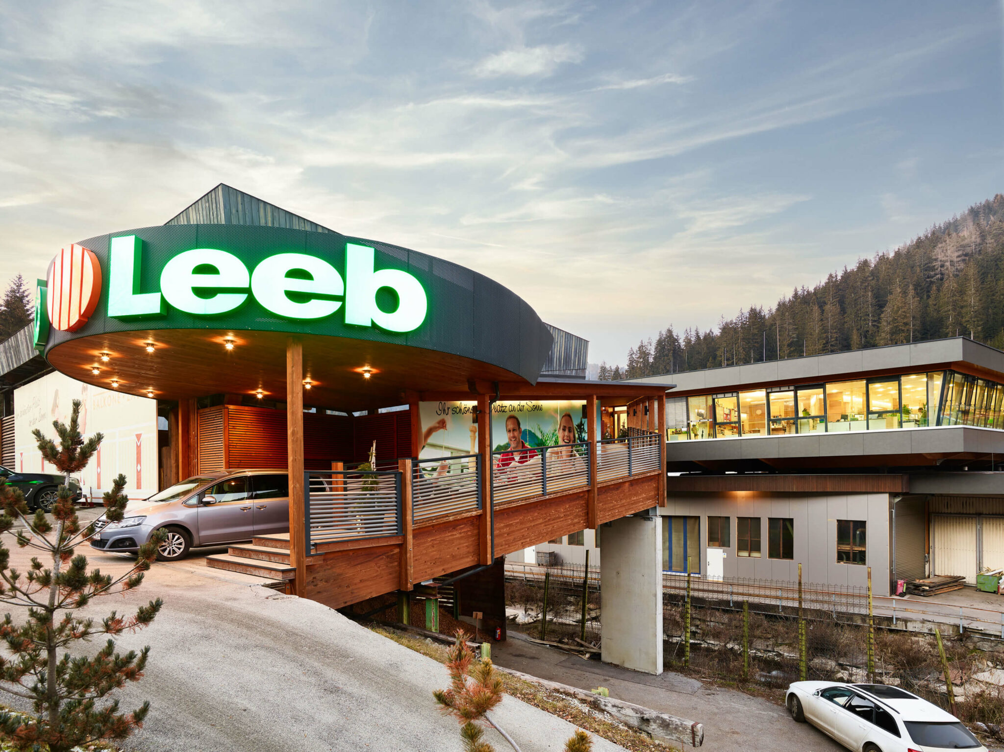 Firmenzentrale Leeb Balkone GmbH in Gnesau